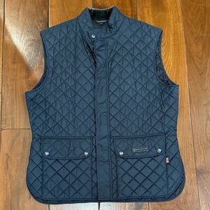 Belstaff Quilted Black Vest